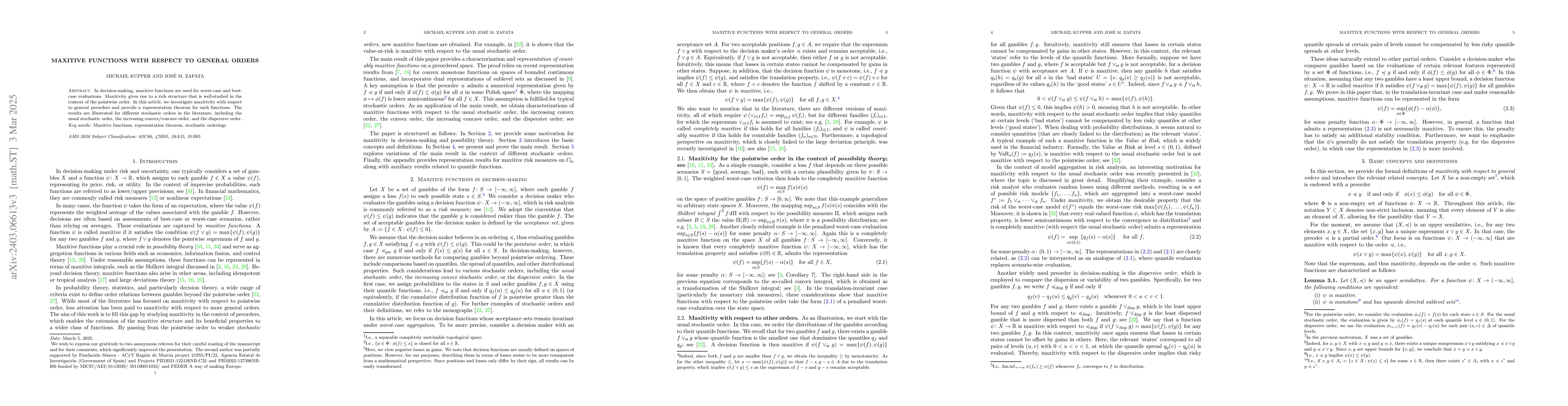 Thumbnail for Maxitive functions with respect to general orders