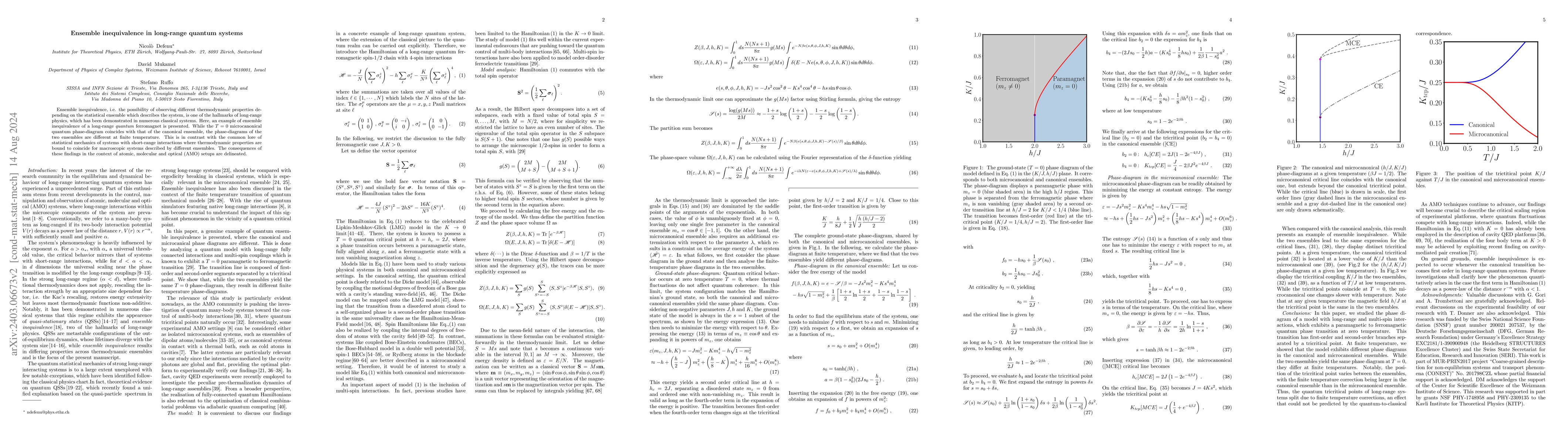Thumbnail for Ensemble inequivalence in long-range quantum systems