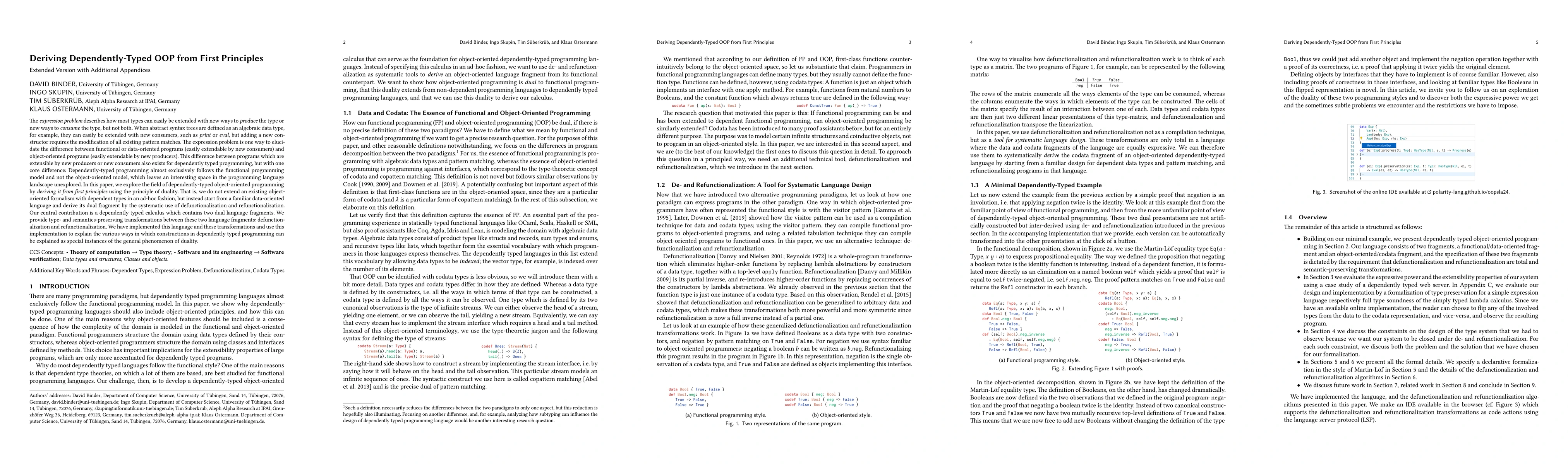 Thumbnail for Deriving Dependently-Typed OOP from First Principles -- Extended Version
  with Additional Appendices