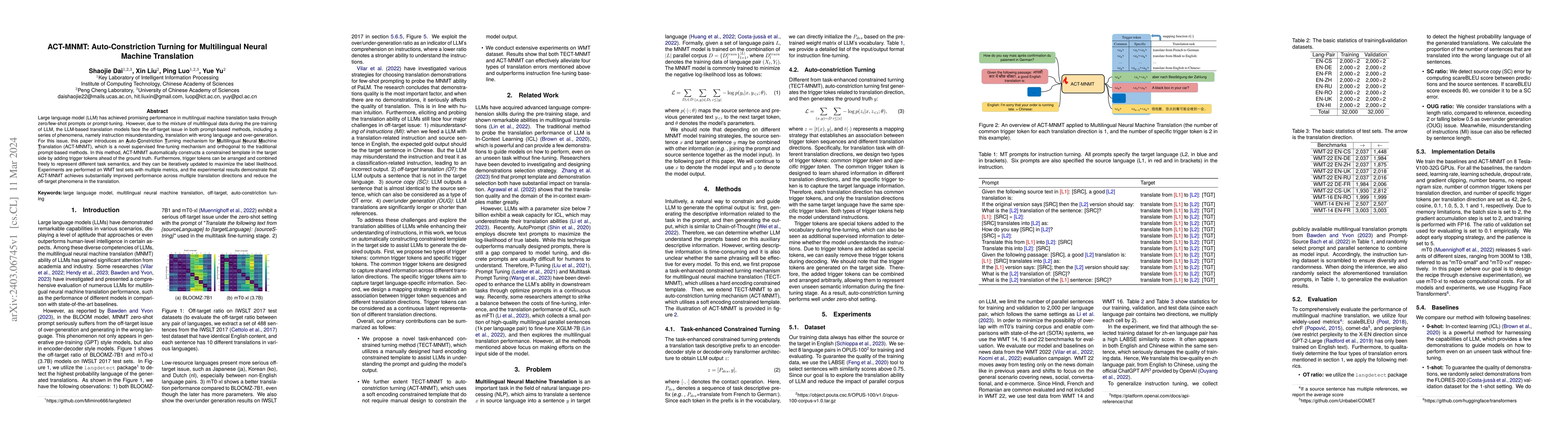 Thumbnail for ACT-MNMT Auto-Constriction Turning for Multilingual Neural Machine
  Translation