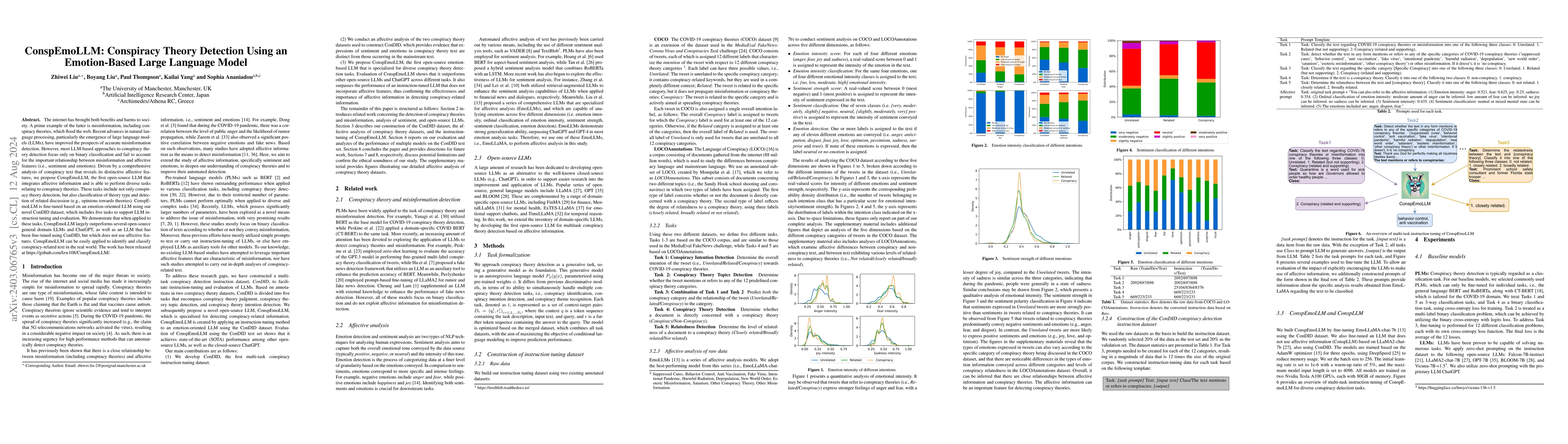 Thumbnail for ConspEmoLLM: Conspiracy Theory Detection Using an Emotion-Based Large
  Language Model