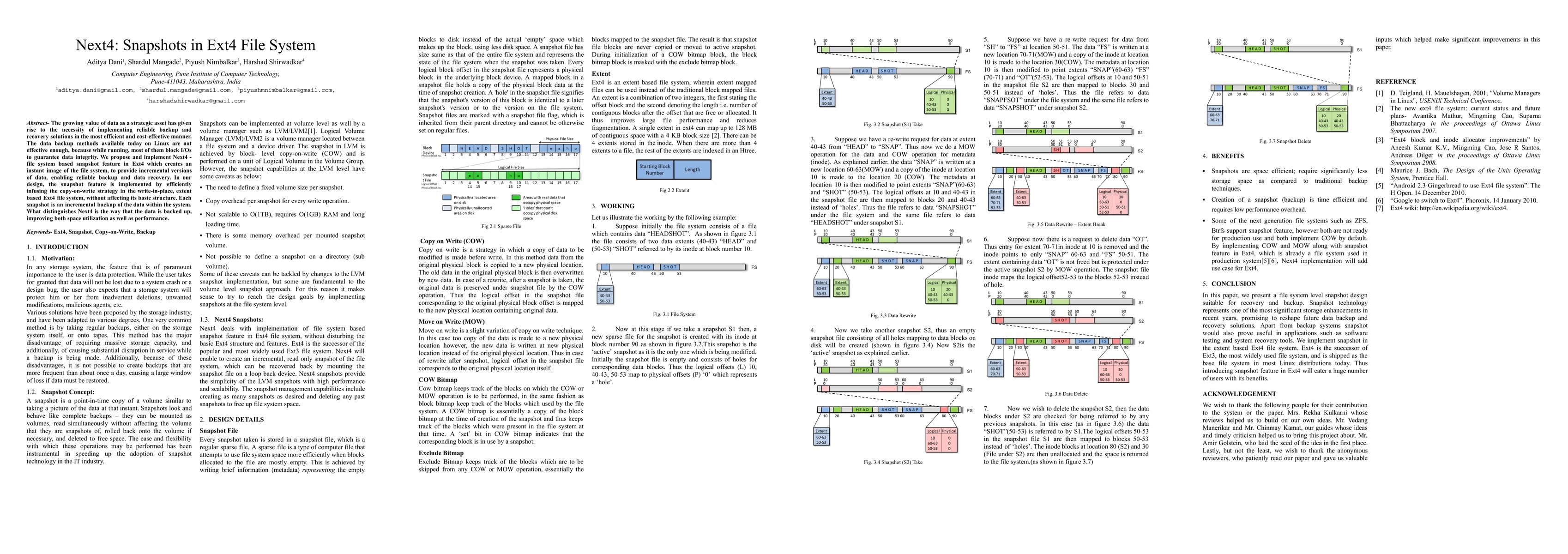 Thumbnail for Next4: Snapshots in Ext4 File System