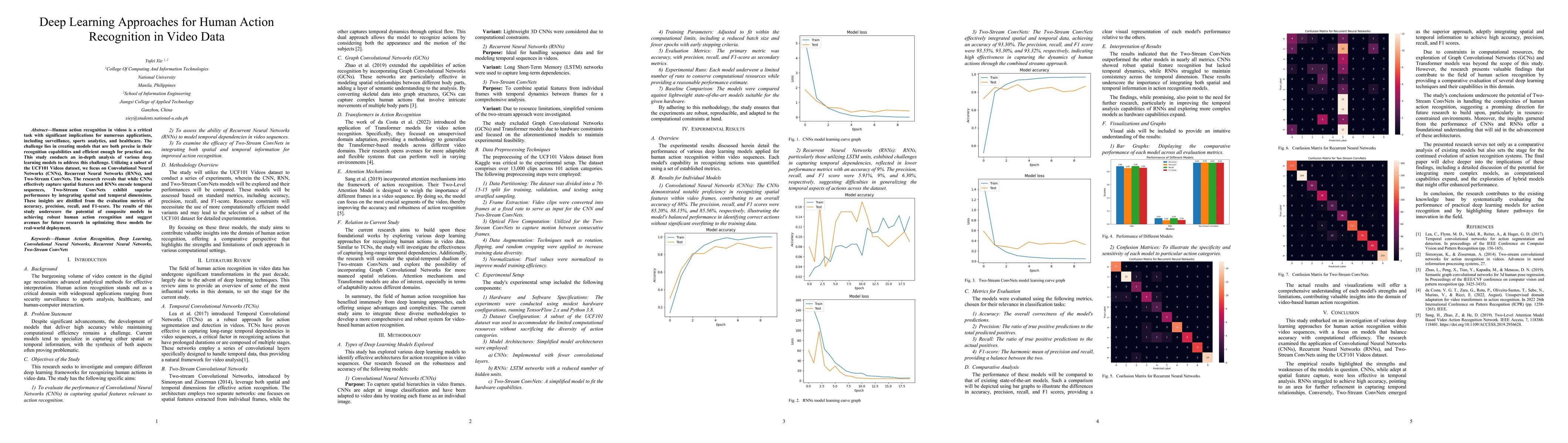 Thumbnail for Deep Learning Approaches for Human Action Recognition in Video Data