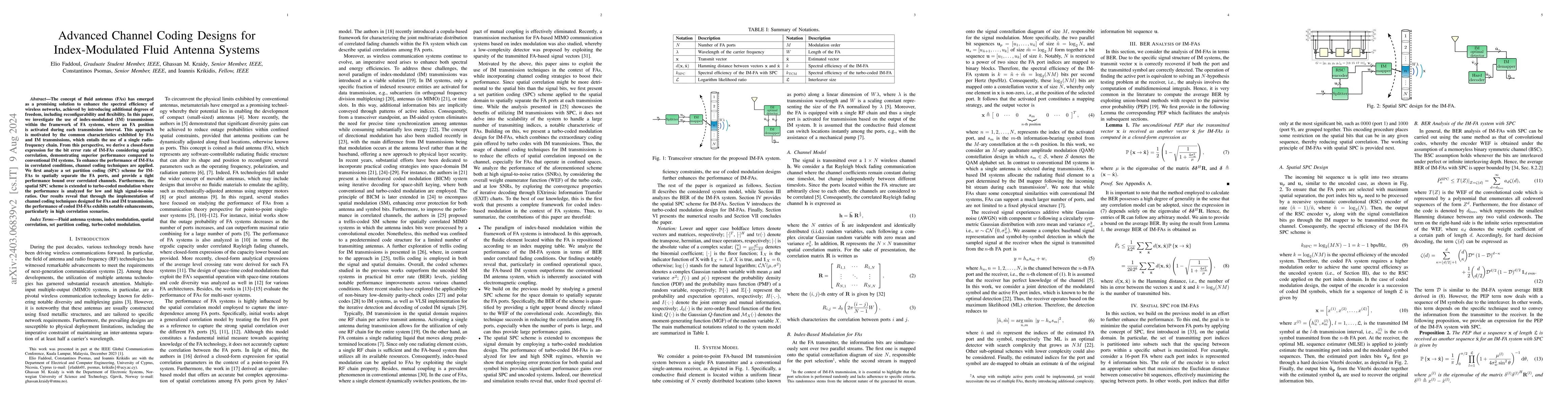 Thumbnail for Advanced Channel Coding Designs for Index-Modulated Fluid Antenna
  Systems