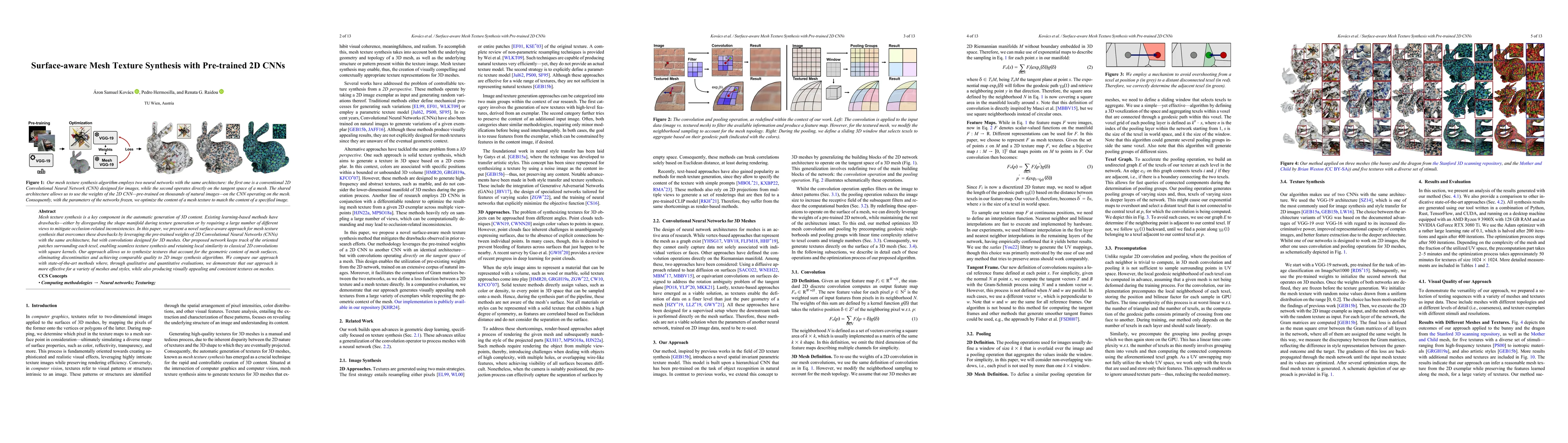 Thumbnail for Surface-aware Mesh Texture Synthesis with Pre-trained 2D CNNs