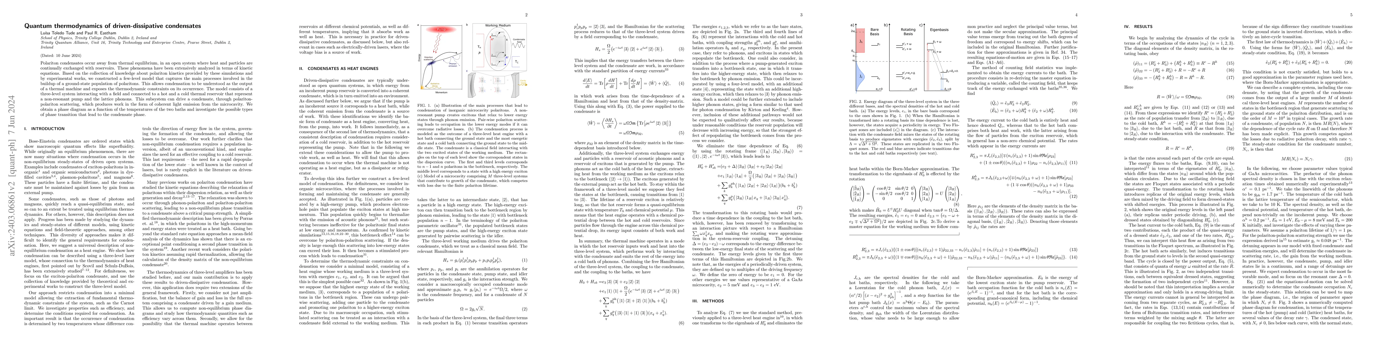 Thumbnail for Quantum thermodynamics of driven-dissipative condensates