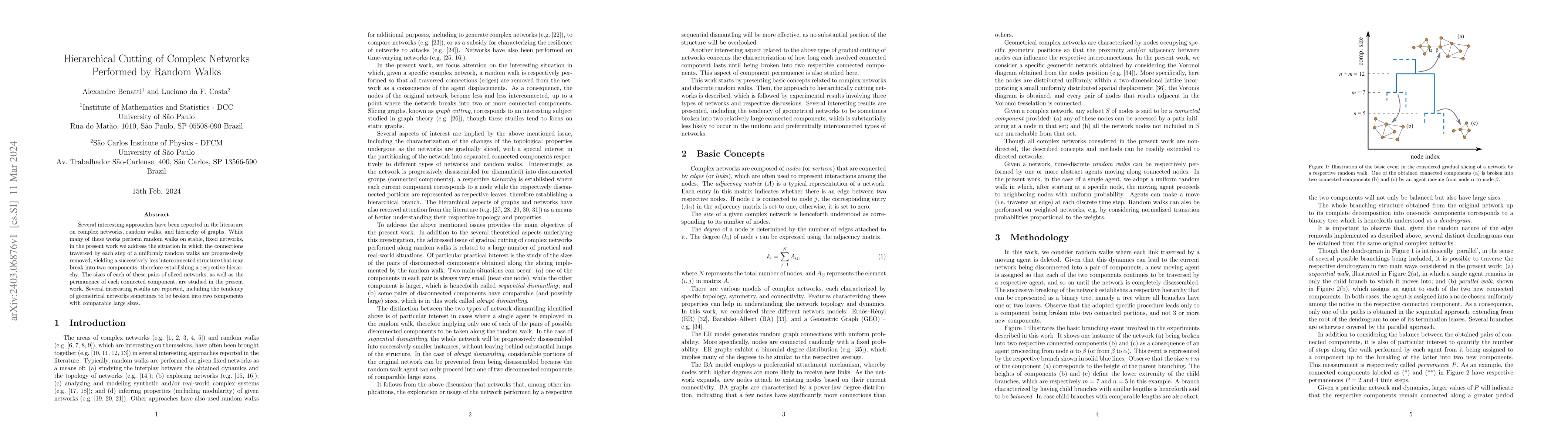Thumbnail for Hierarchical Cutting of Complex Networks Performed by Random Walks