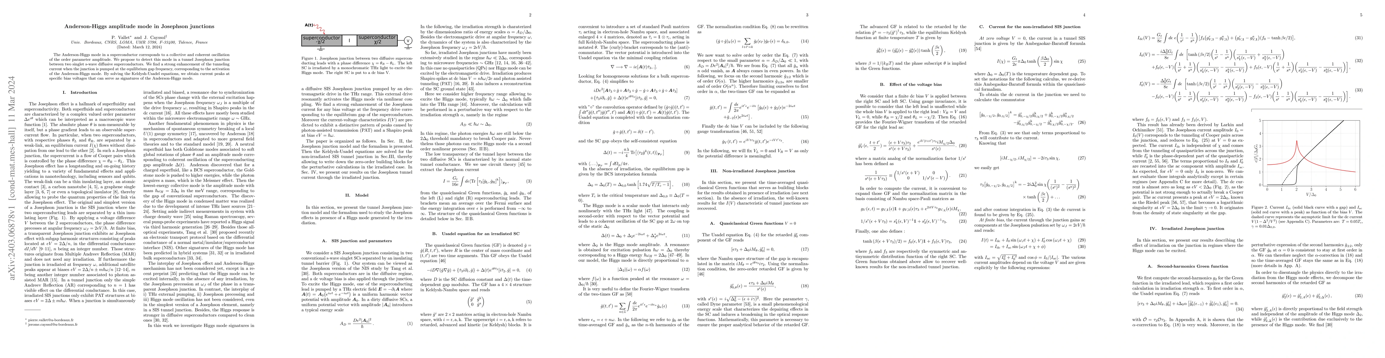 Thumbnail for Anderson-Higgs amplitude mode in Josephson junctions