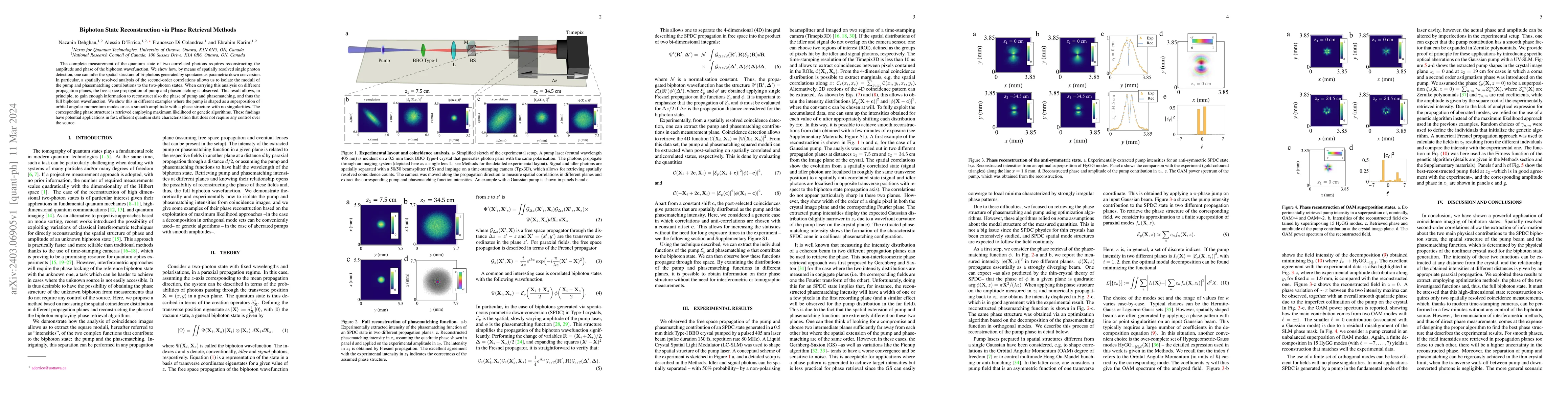 Thumbnail for Biphoton State Reconstruction via Phase Retrieval Methods