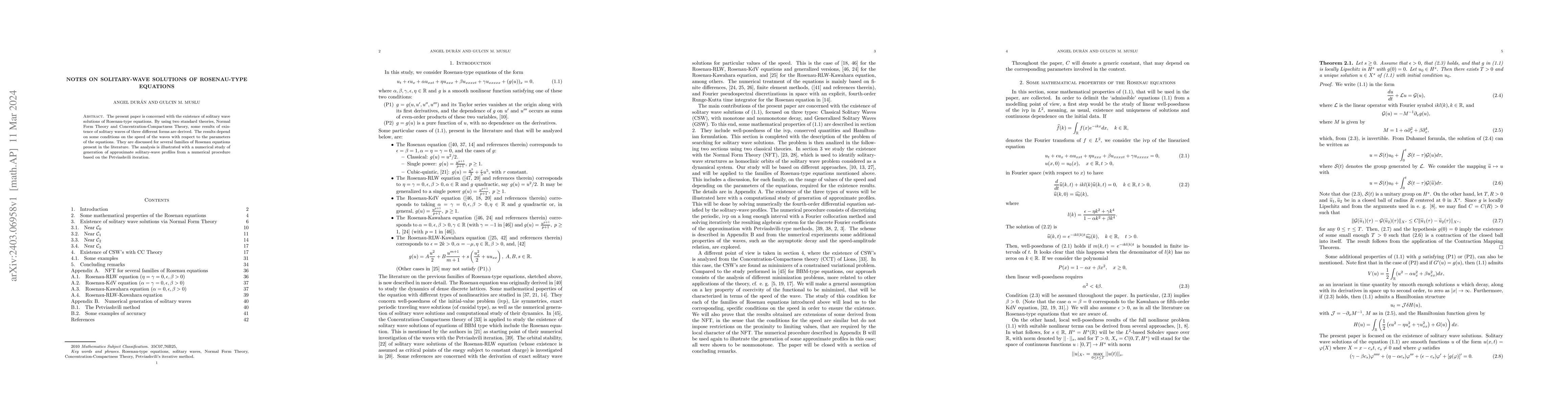 Thumbnail for Notes on solitary-wave solutions of Rosenau-type equations
