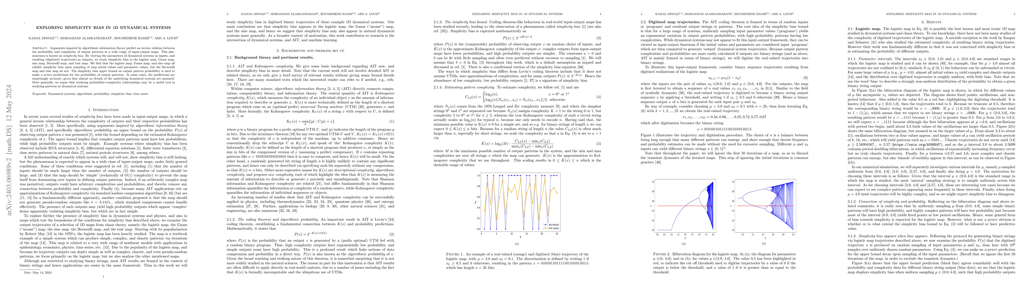 Thumbnail for Exploring simplicity bias in 1D dynamical systems