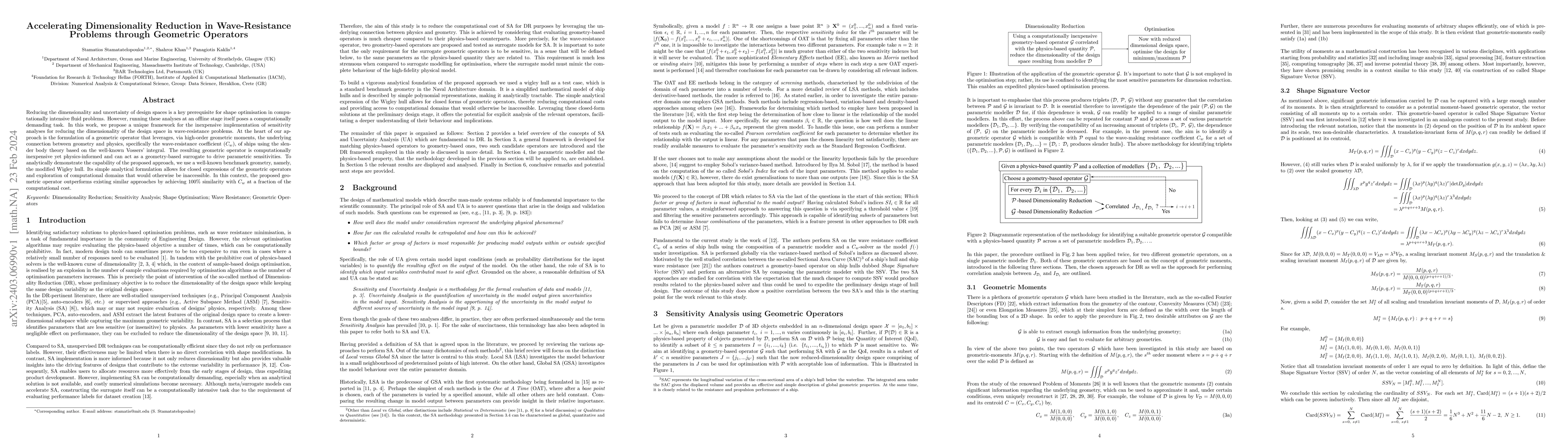 Thumbnail for Accelerating Dimensionality Reduction in Wave-Resistance Problems
  through Geometric Operators