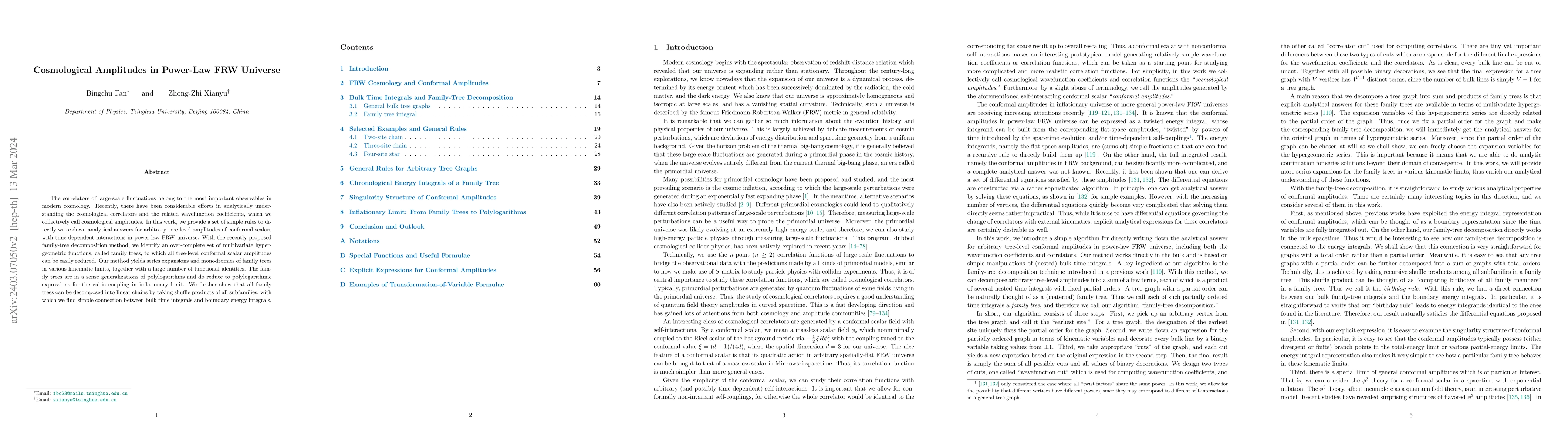 Thumbnail for Cosmological Amplitudes in Power-Law FRW Universe