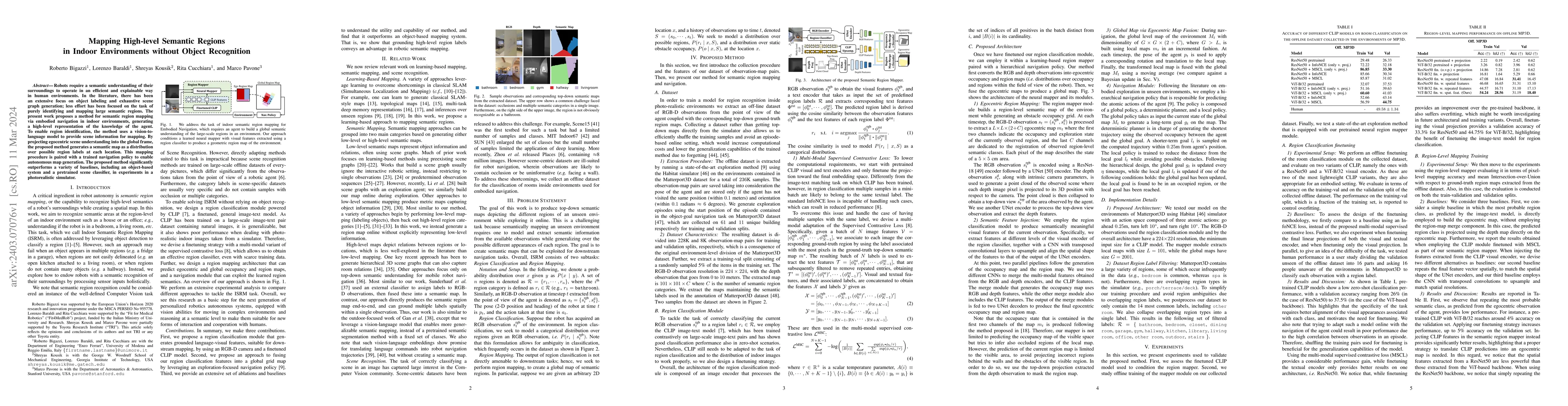 Thumbnail for Mapping High-level Semantic Regions in Indoor Environments without
  Object Recognition