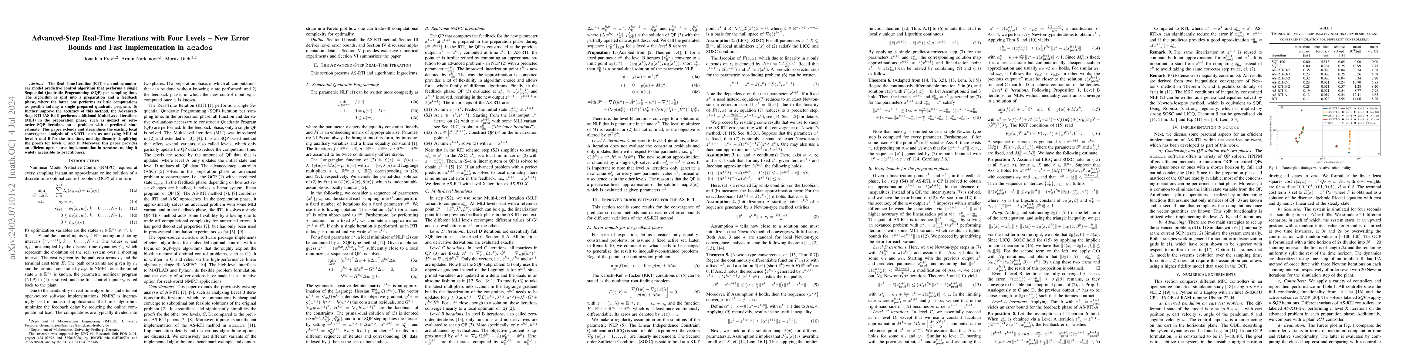 Thumbnail for Advanced-Step Real-time Iterations with Four Levels -- New Error Bounds
  and Fast Implementation in acados
