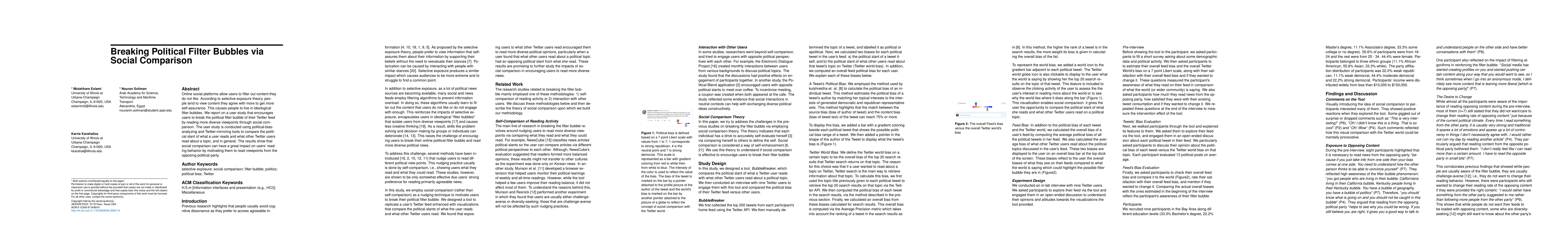 Thumbnail for Breaking Political Filter Bubbles via Social Comparison
