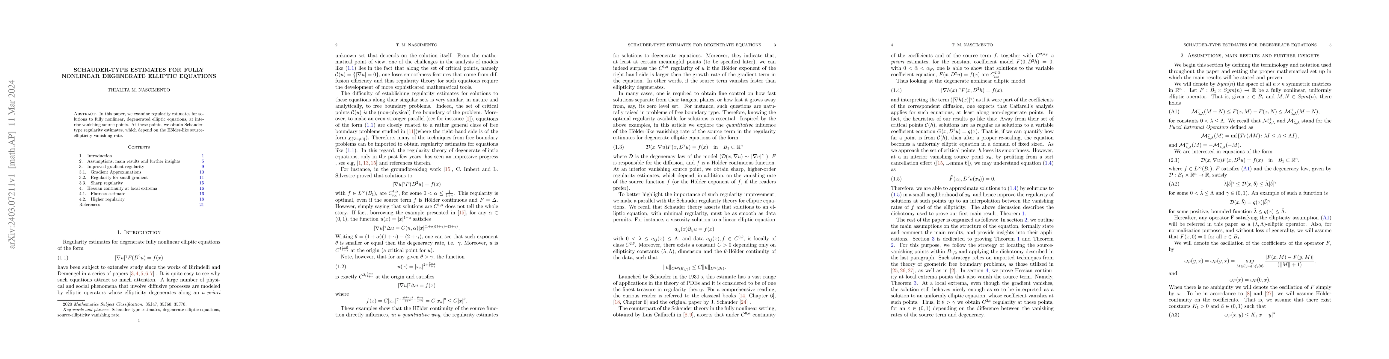 Thumbnail for Schauder-type estimates for fully nonlinear degenerate elliptic
  equations