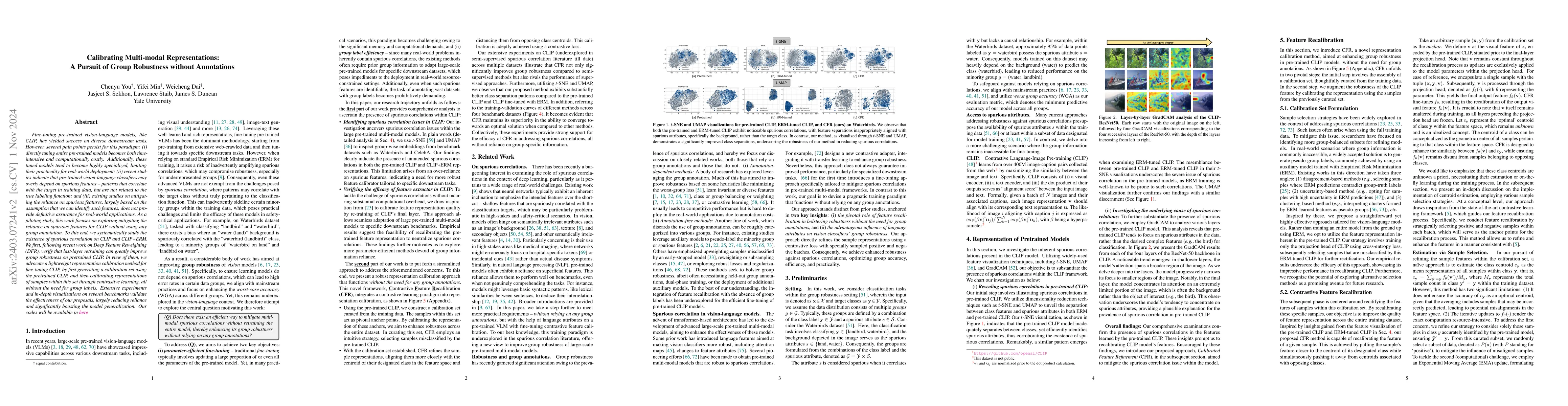 Thumbnail for Calibrating Multi-modal Representations: A Pursuit of Group Robustness
  without Annotations