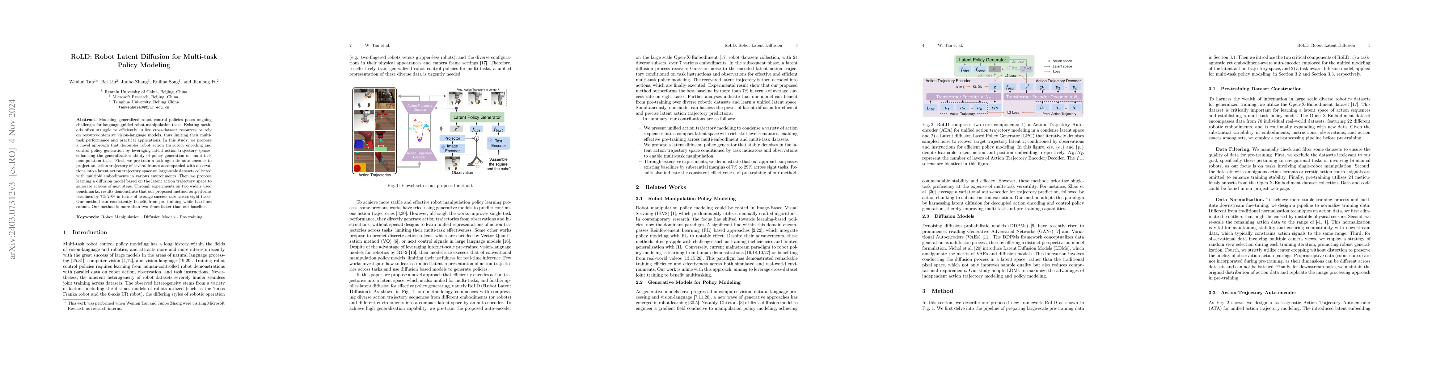 Thumbnail for Multi-task Manipulation Policy Modeling with Visuomotor Latent Diffusion