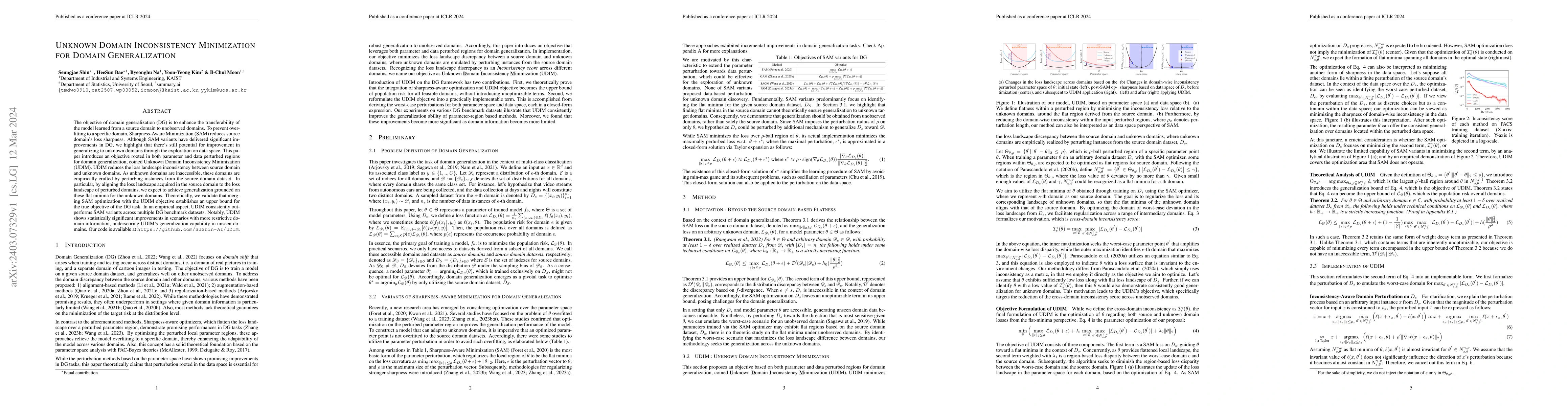 Thumbnail for Unknown Domain Inconsistency Minimization for Domain Generalization
