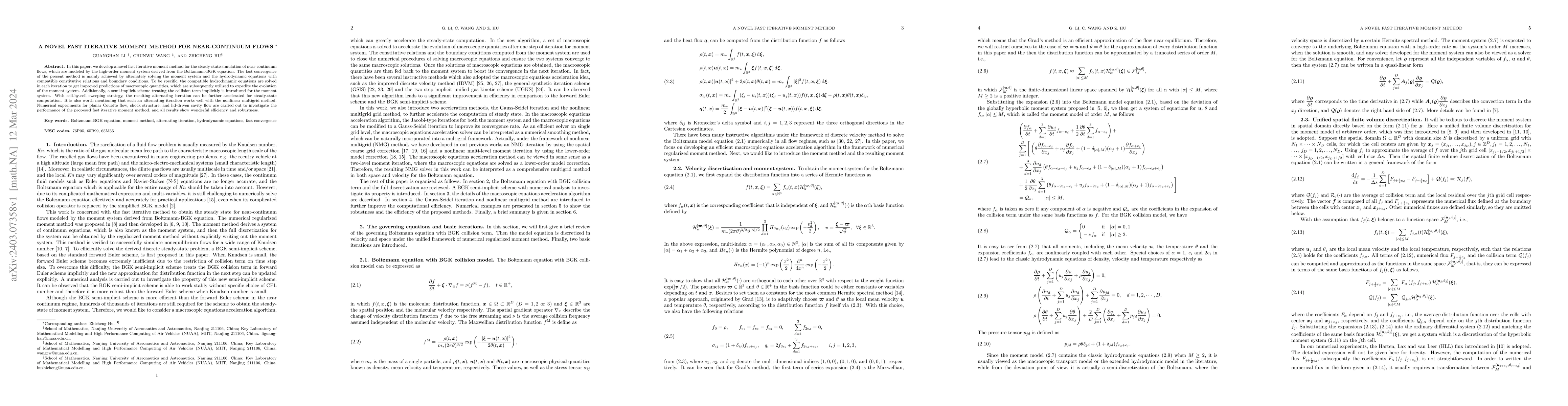 Thumbnail for A novel fast iterative moment method for near-continuum flows