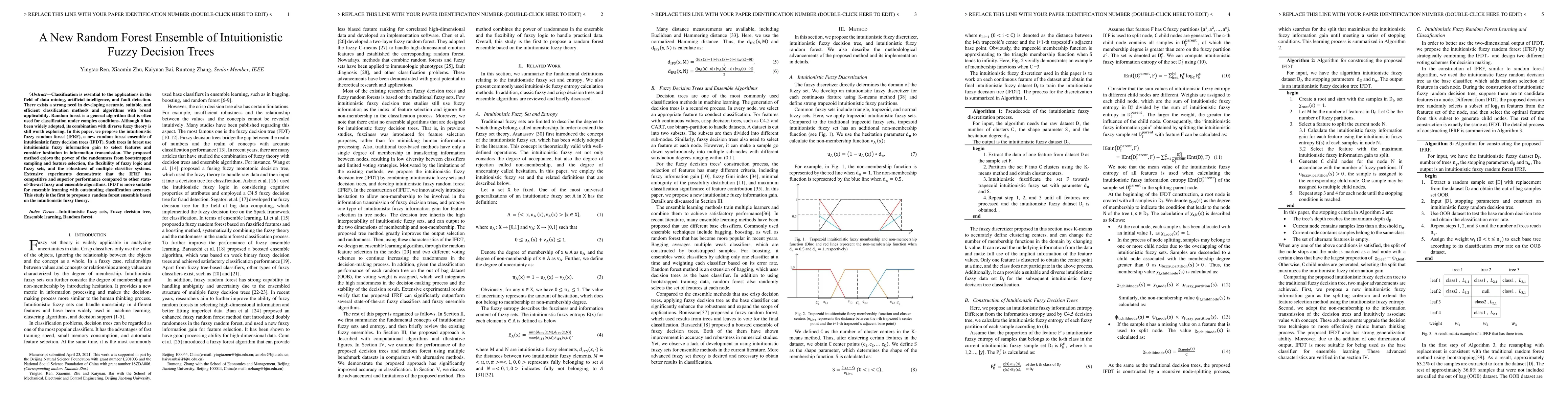 Thumbnail for A New Random Forest Ensemble of Intuitionistic Fuzzy Decision Trees