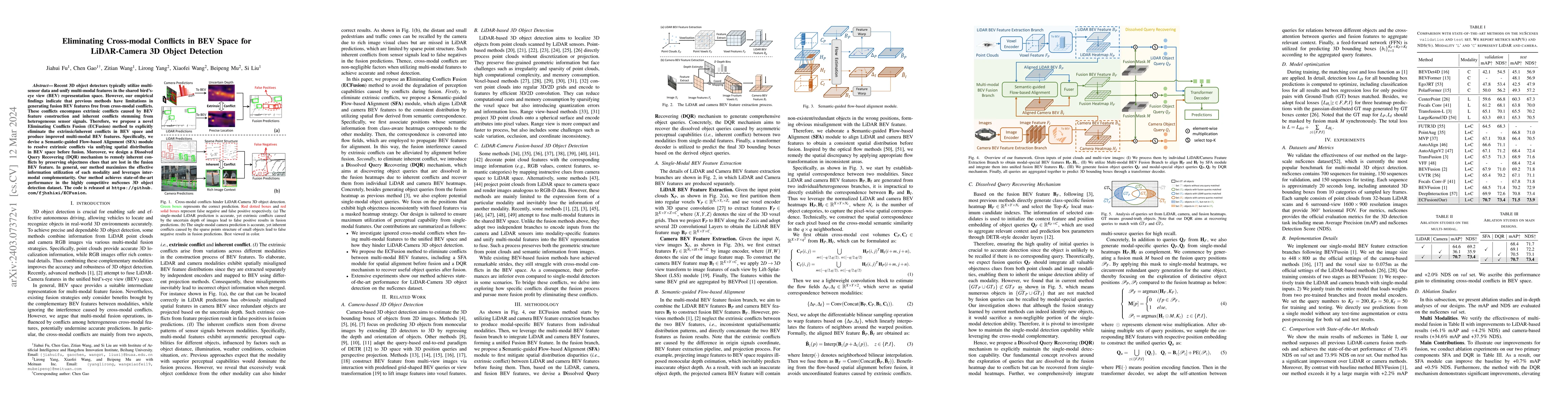 Thumbnail for Eliminating Cross-modal Conflicts in BEV Space for LiDAR-Camera 3D
  Object Detection