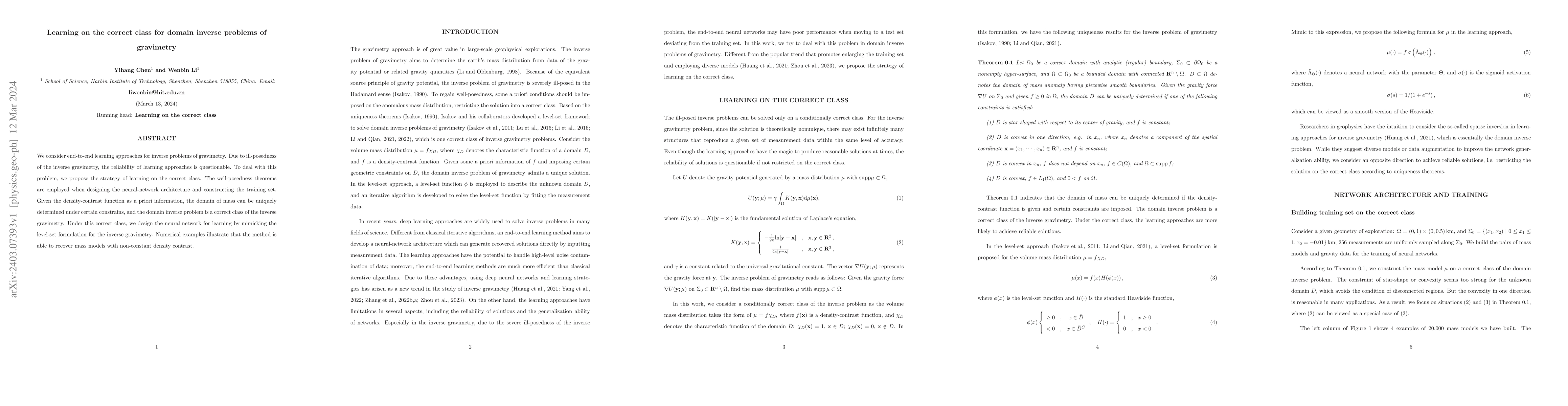 Thumbnail for Learning on the correct class for domain inverse problems of gravimetry