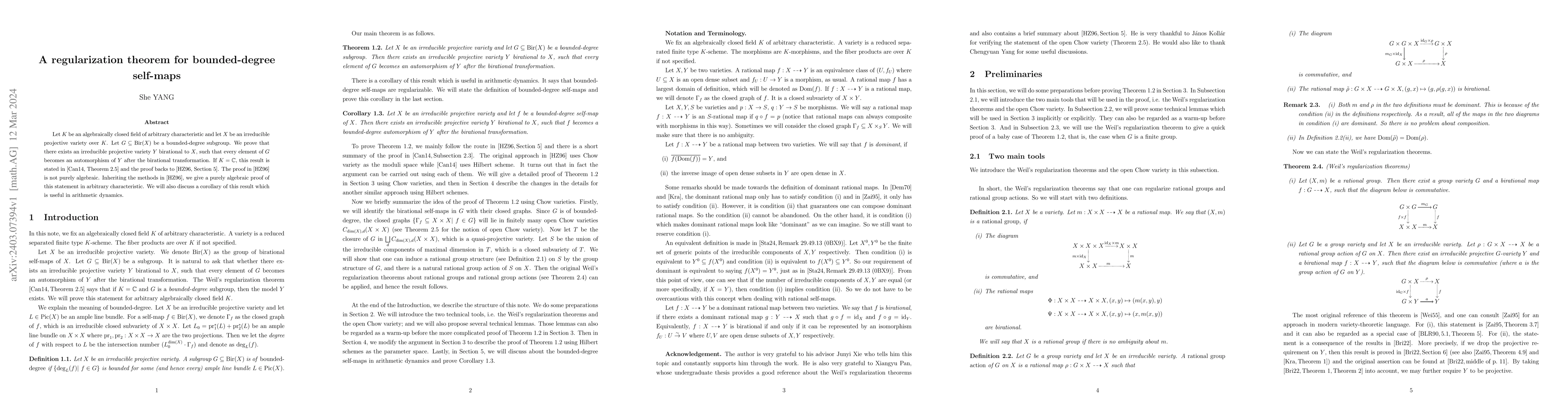 Thumbnail for A regularization theorem for bounded-degree self-maps