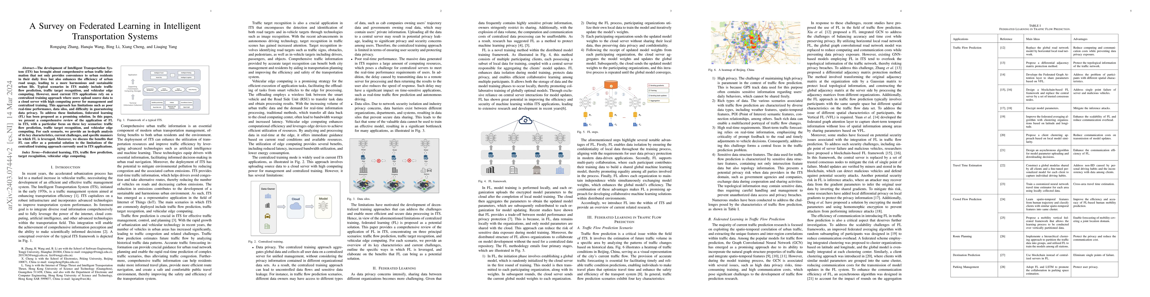 Thumbnail for A Survey on Federated Learning in Intelligent Transportation Systems