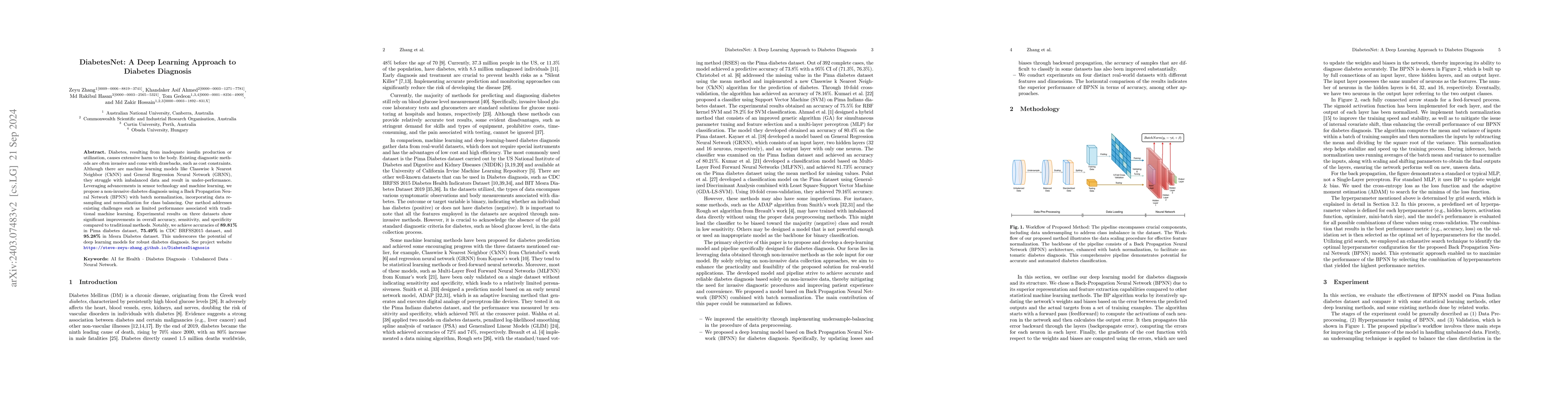 Thumbnail for A Deep Learning Approach to Diabetes Diagnosis