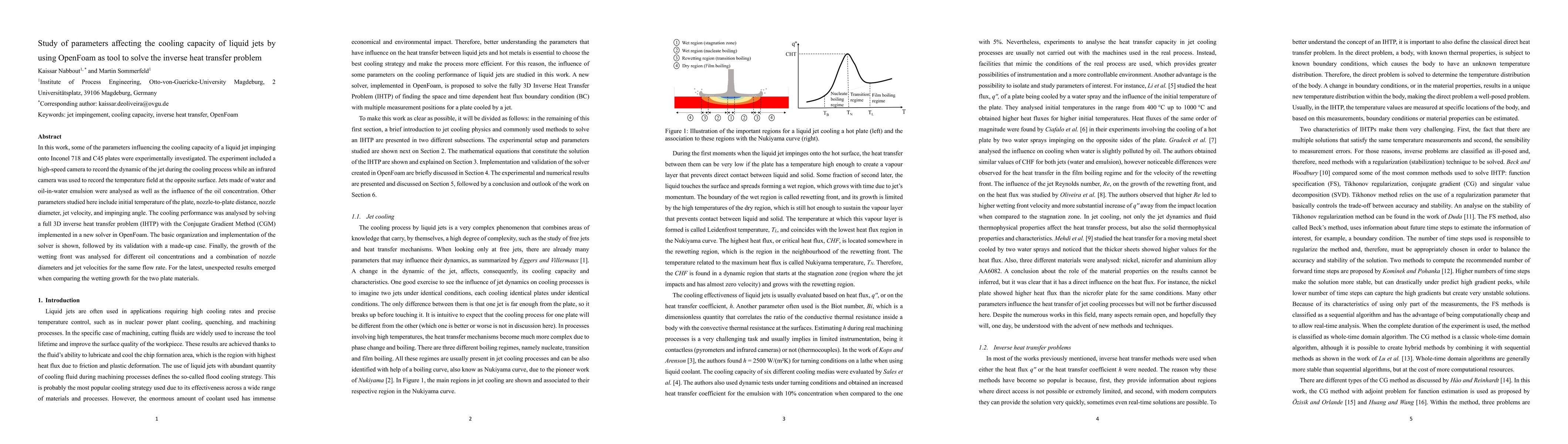 Thumbnail for Study of parameters affecting the cooling capacity of liquid jets by
  using OpenFoam as tool to solve the inverse heat transfer problem
