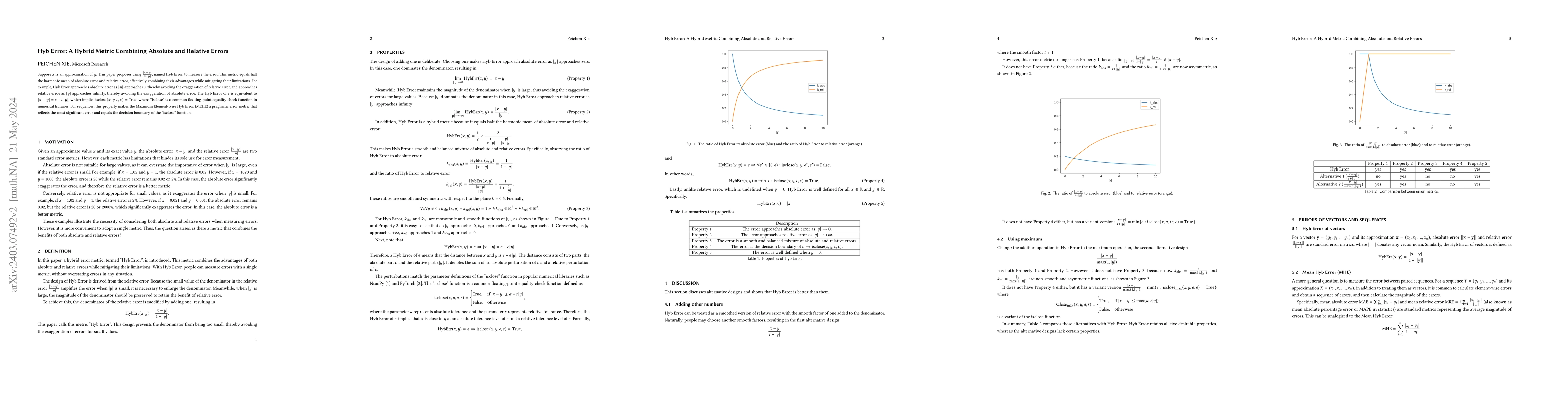 Thumbnail for Hyb Error: A Hybrid Metric Combining Absolute and Relative Errors