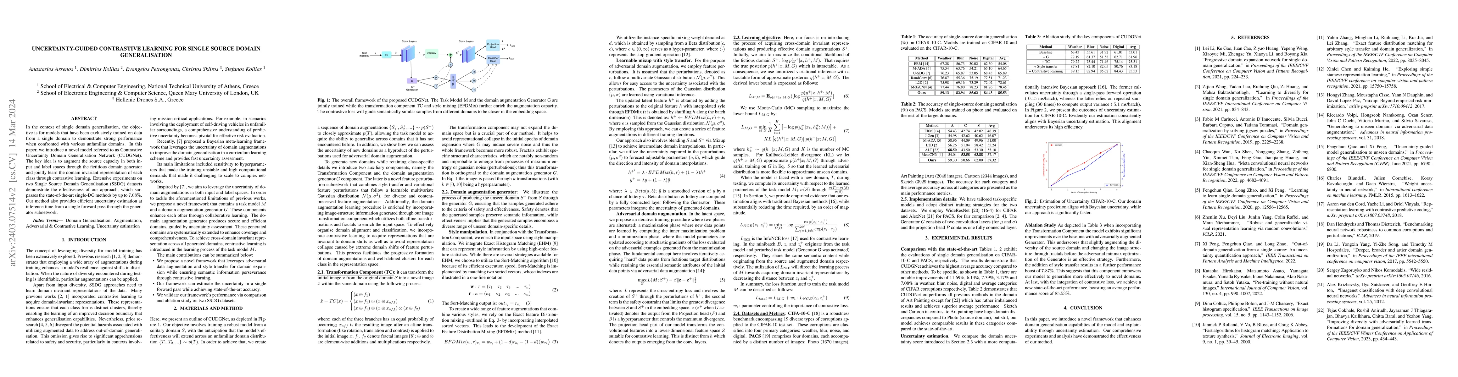 Thumbnail for Uncertainty-guided Contrastive Learning for Single Source Domain
  Generalisation