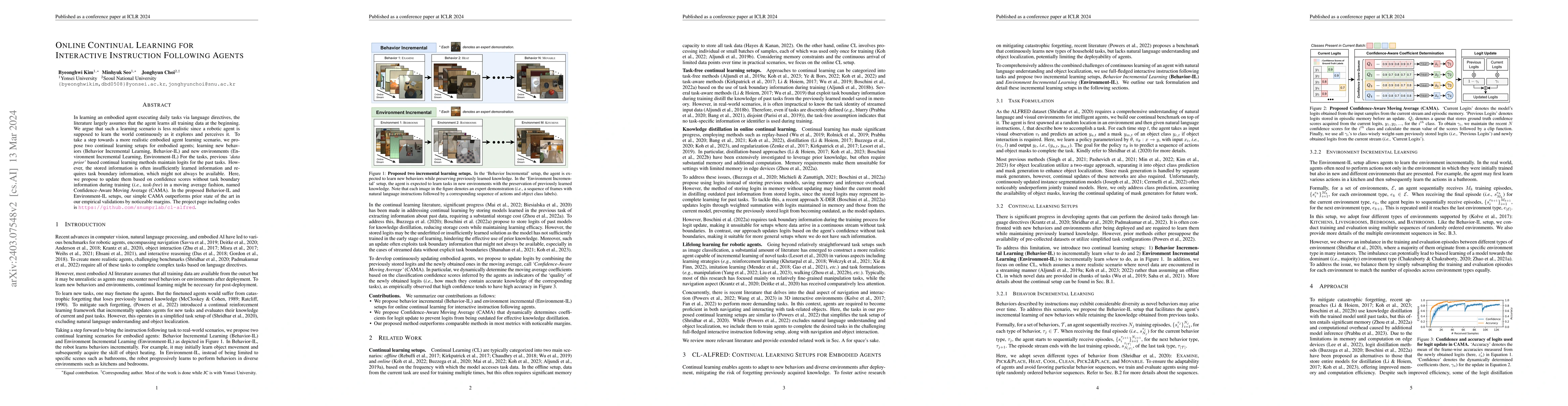 Thumbnail for Online Continual Learning For Interactive Instruction Following Agents