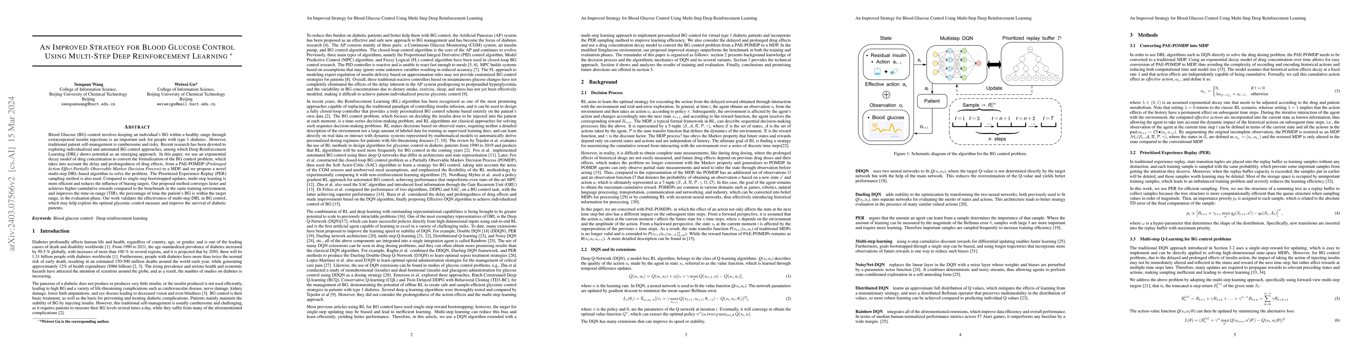 Thumbnail for An Improved Strategy for Blood Glucose Control Using Multi-Step Deep
  Reinforcement Learning