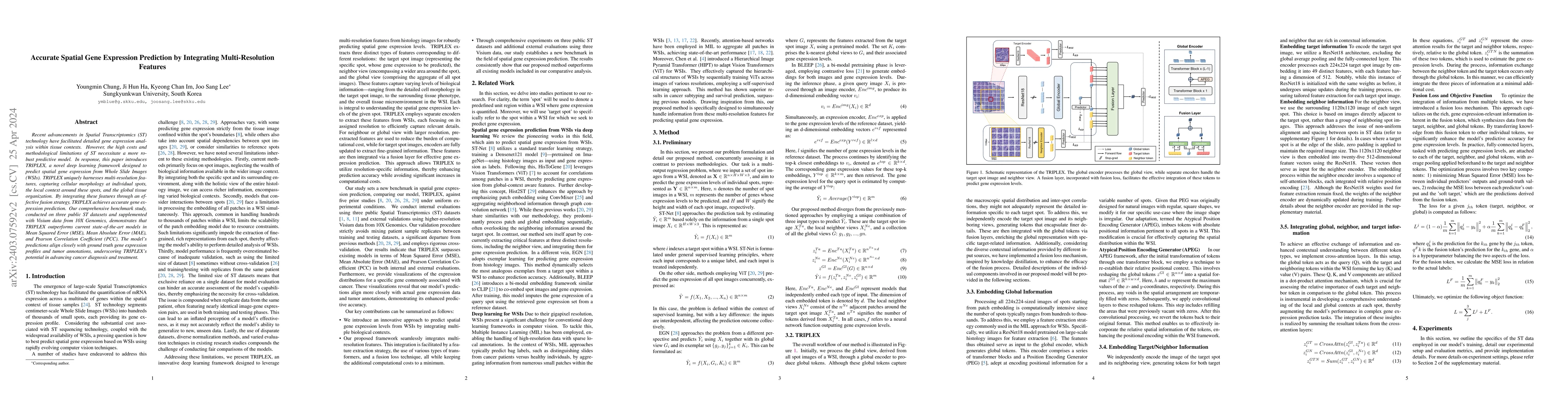 Thumbnail for Accurate Spatial Gene Expression Prediction by integrating
  Multi-resolution features