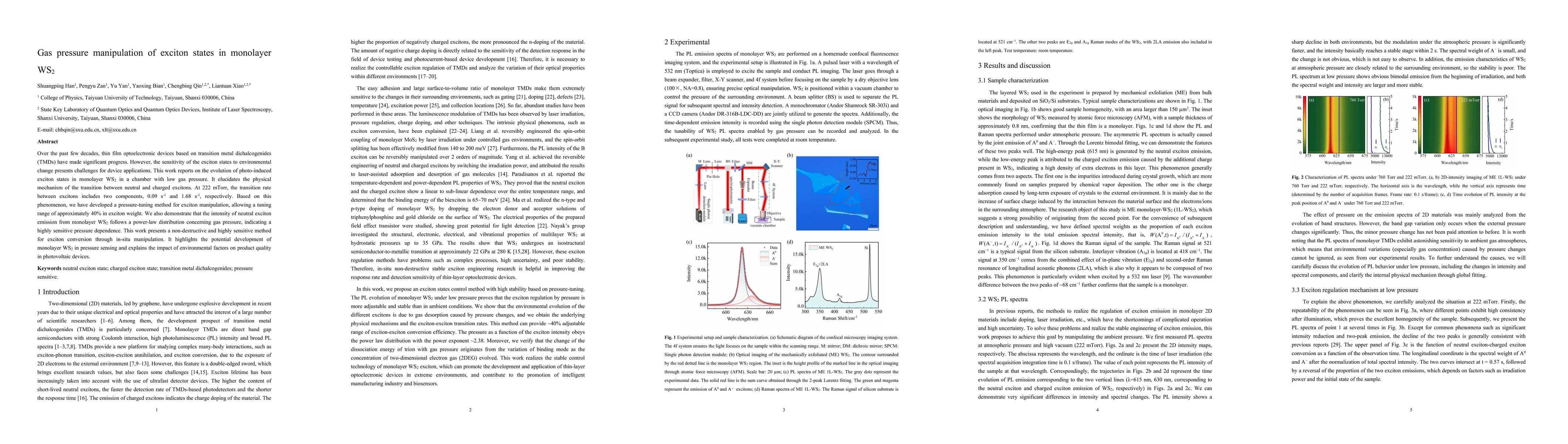 Thumbnail for Gas pressure manipulation of exciton states in monolayer WS2