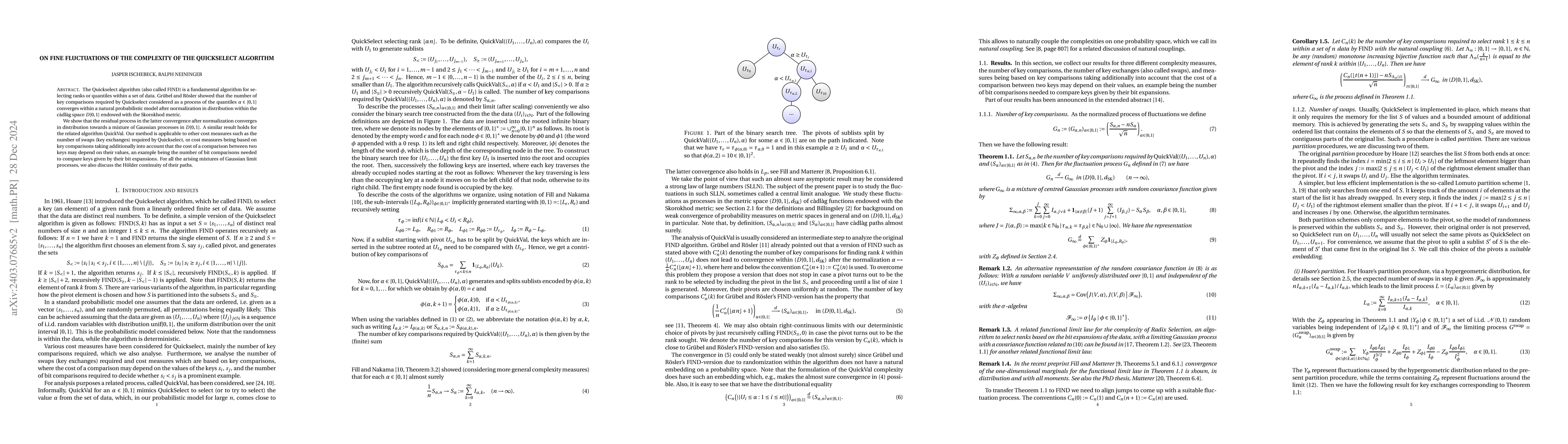 Thumbnail for On fluctuations of complexity measures for the FIND algorithm