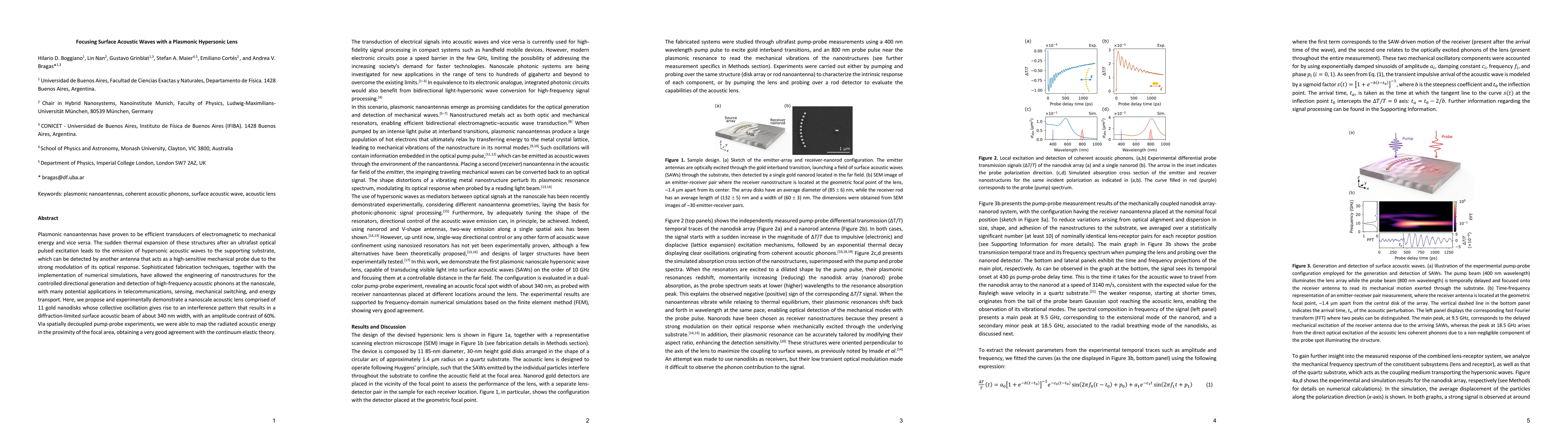 Thumbnail for Focusing Surface Acoustic Waves with a Plasmonic Hypersonic Lens