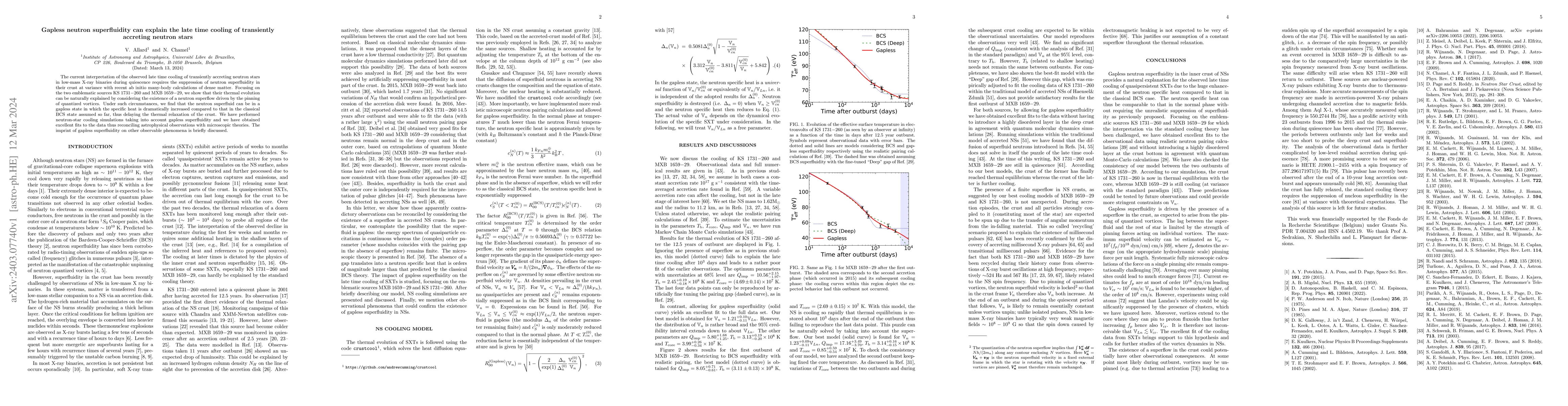 Thumbnail for Gapless neutron superfluidity can explain the late time cooling of
  transiently accreting neutron stars