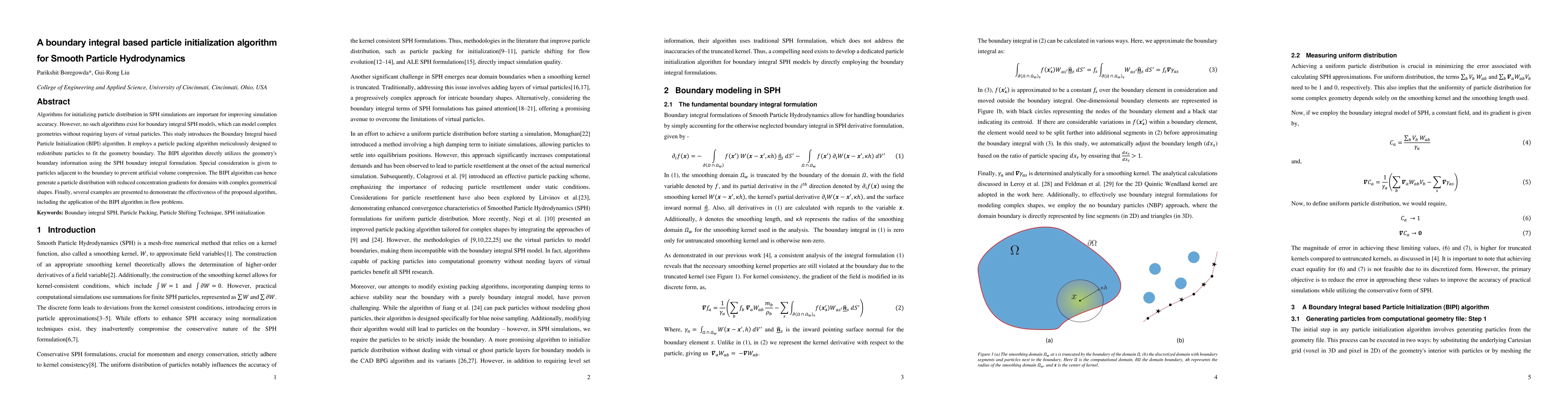 Thumbnail for A boundary integral based particle initialization algorithm for Smooth
  Particle Hydrodynamics