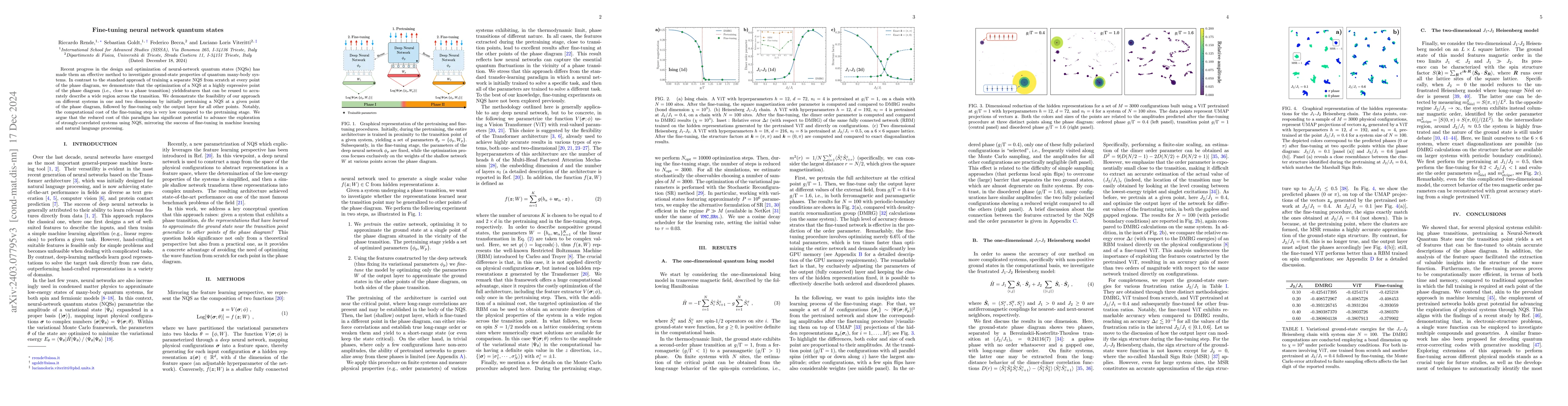 Thumbnail for Fine-tuning Neural Network Quantum States