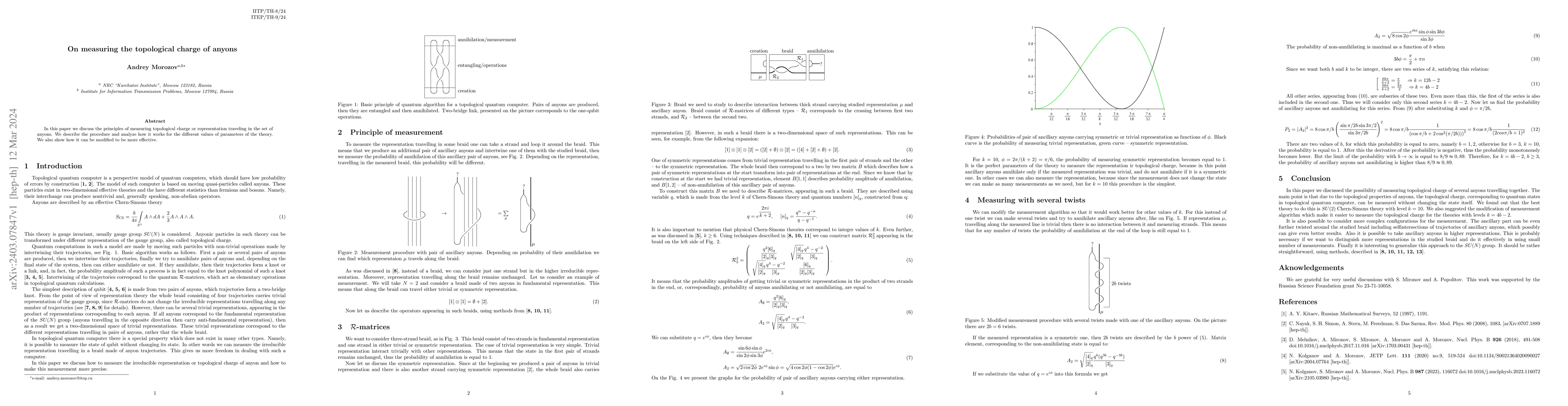 Thumbnail for On measuring the topological charge of anyons