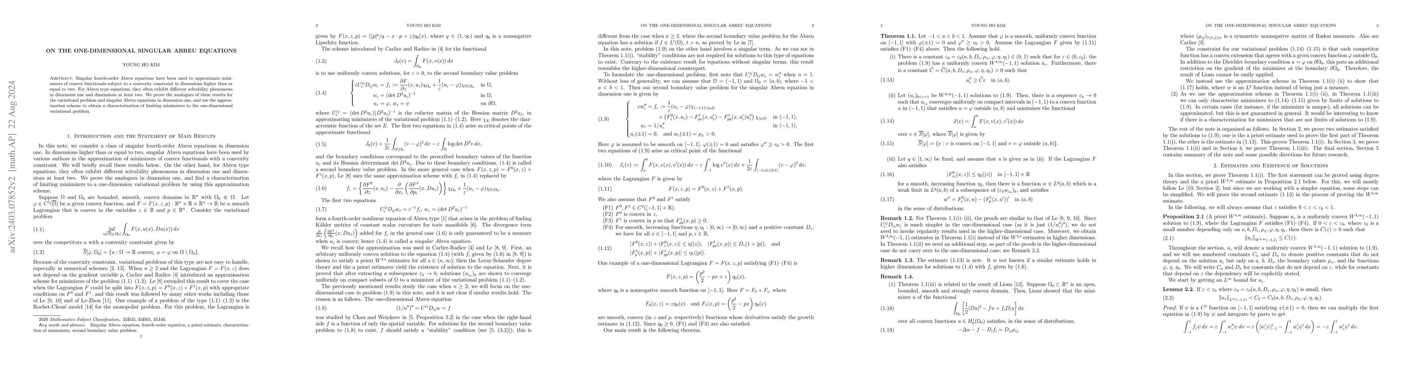 Thumbnail for On the One-dimensional Singular Abreu Equations