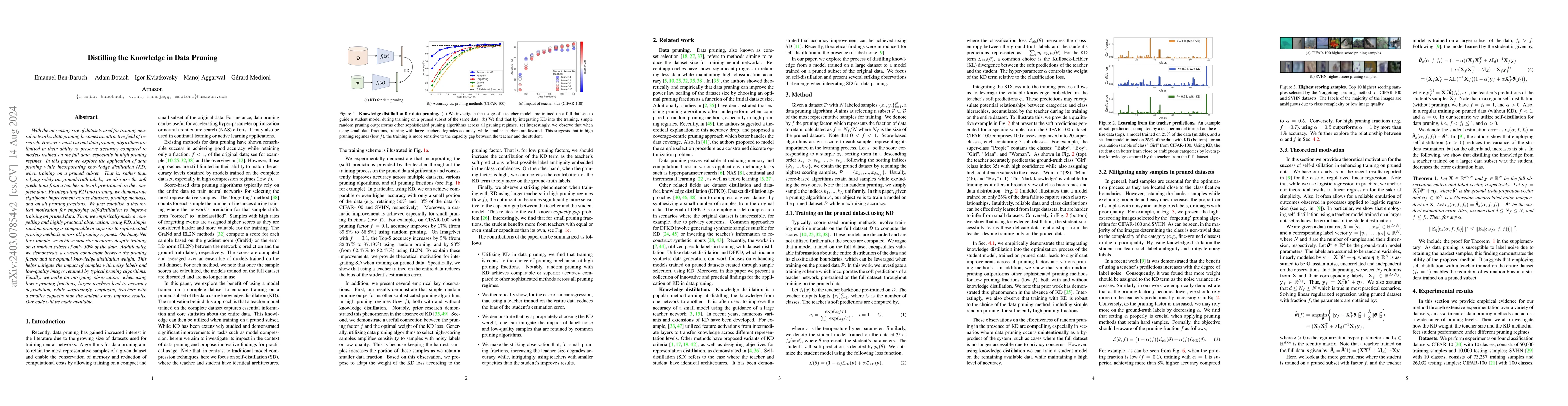 Thumbnail for Distilling the Knowledge in Data Pruning