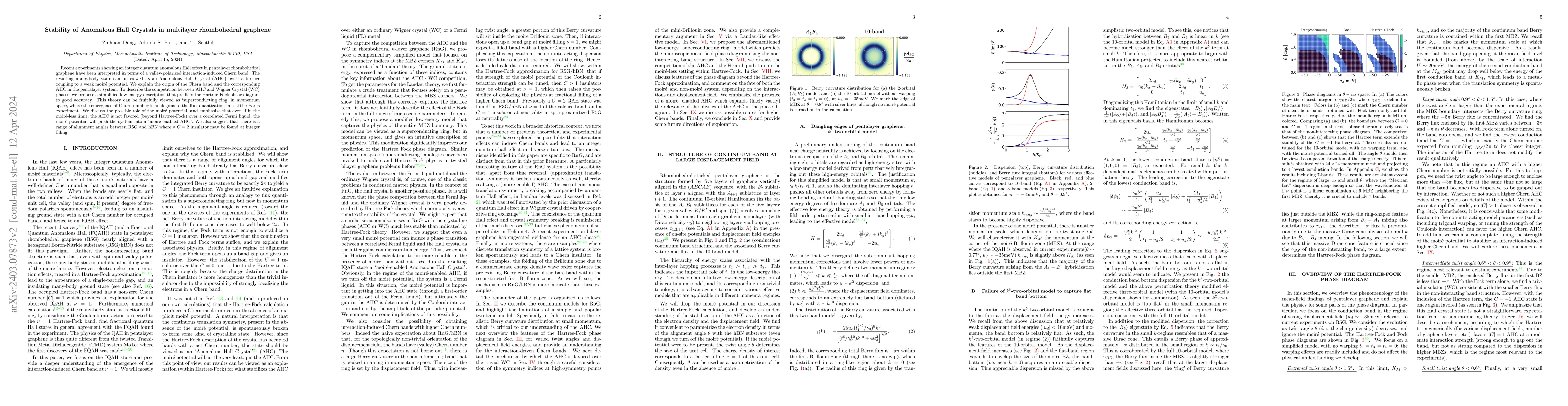 Thumbnail for Stability of Anomalous Hall Crystals in multilayer rhombohedral graphene