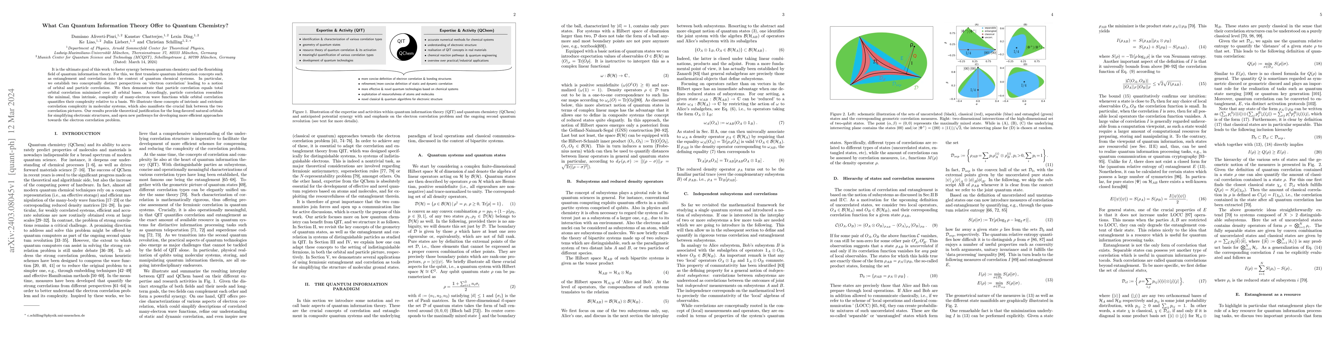 Thumbnail for What Can Quantum Information Theory Offer to Quantum Chemistry?