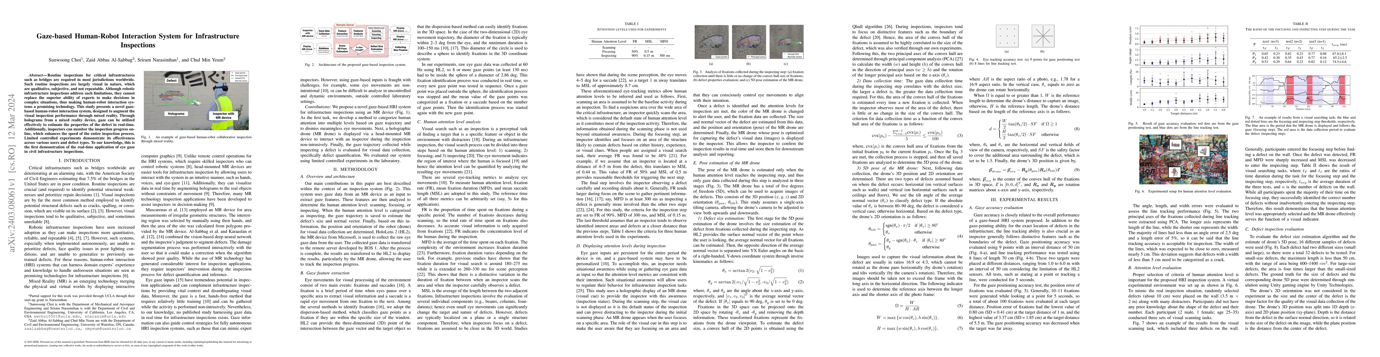 Thumbnail for Gaze-based Human-Robot Interaction System for Infrastructure Inspections