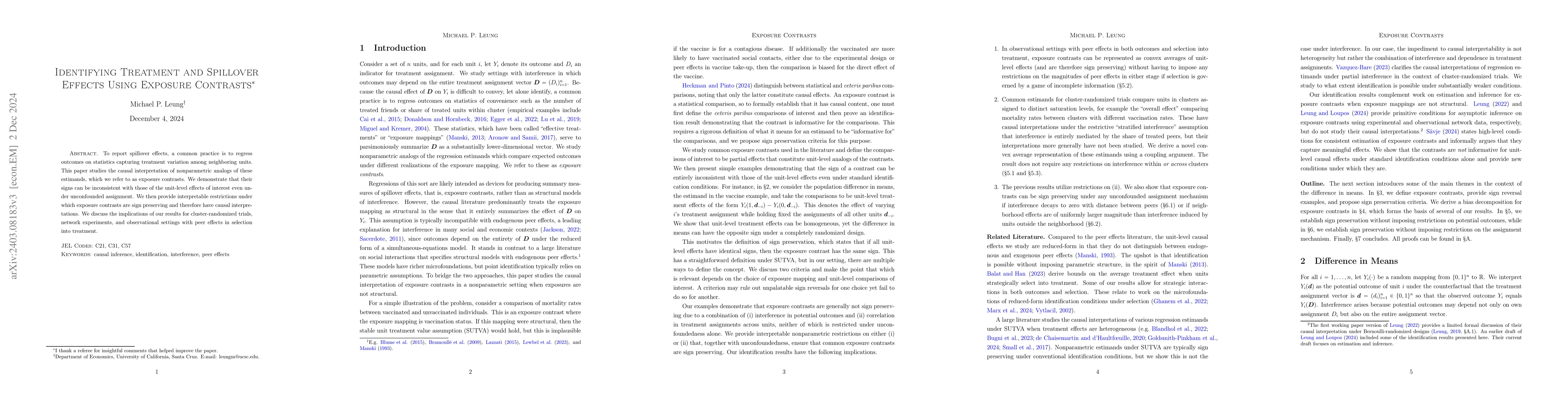 Thumbnail for Causal Interpretation of Estimands Defined by Exposure Mappings